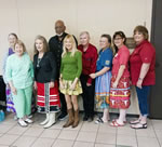 23. Aug 31 - with fellow Nancy Ward cousins Mary Price Boday, Nancy Allen, Becky Nelson, Preston Washington, President David Hampton, Rita Parnell, Andie Squires & Teresa Miner Duran.